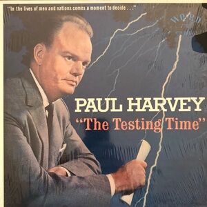 Paul Harvey Vinyl Lp The Testing Time